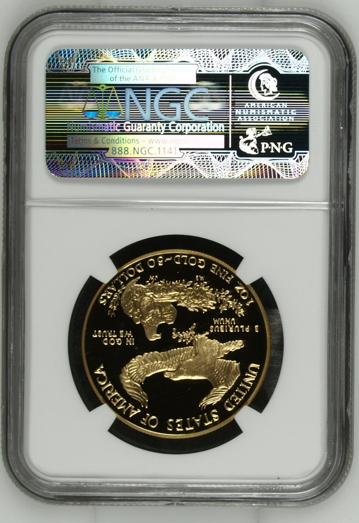 1990 W EAGLE G$50 PF | Coin Explorer | NGC