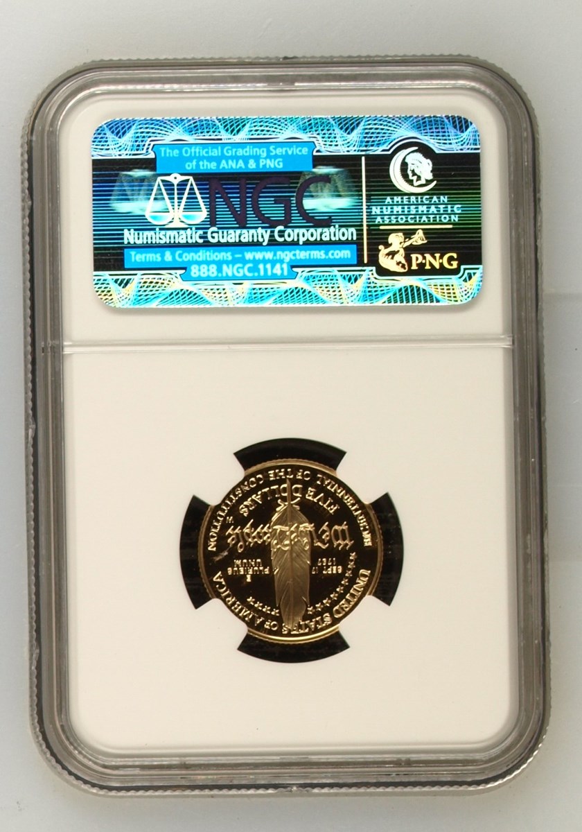 1987 W Constitution Bicentennial $5 PF | Coin Explorer | NGC