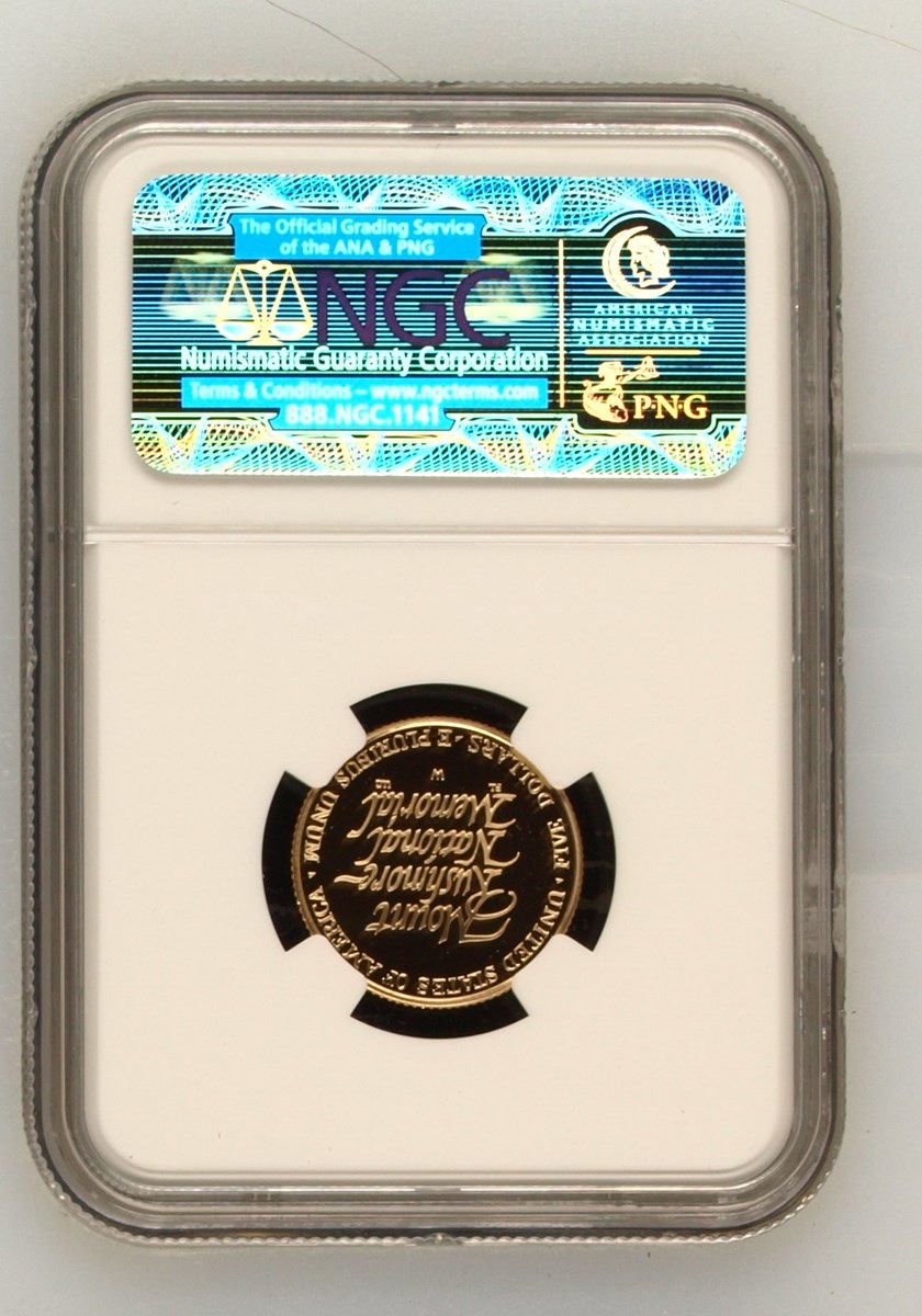 1991 W MOUNT RUSHMORE $5 PF | Coin Explorer | NGC