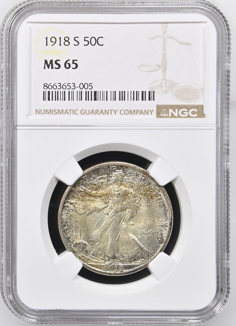 1918 S 50C MS | Coin Explorer | NGC