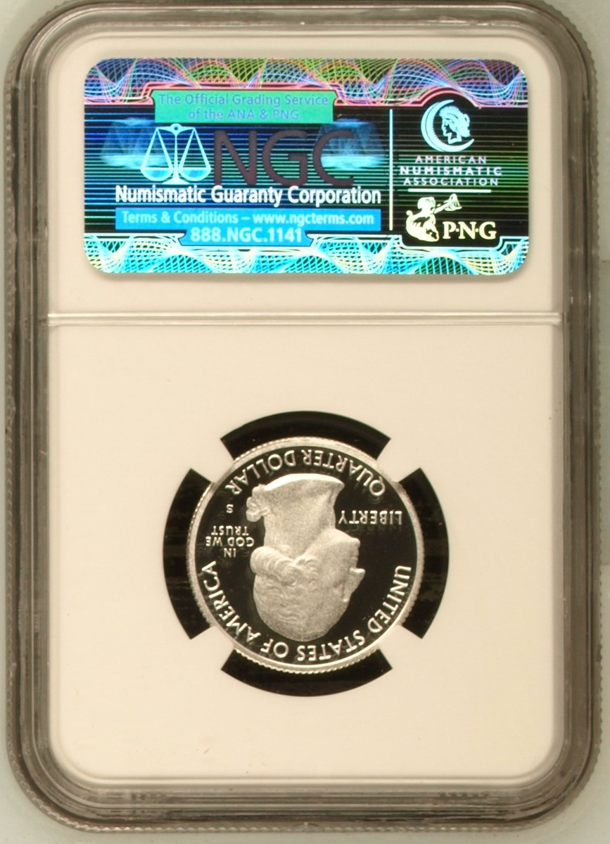 2010 S SILVER YELLOWSTONE 25C PF | Coin Explorer | NGC