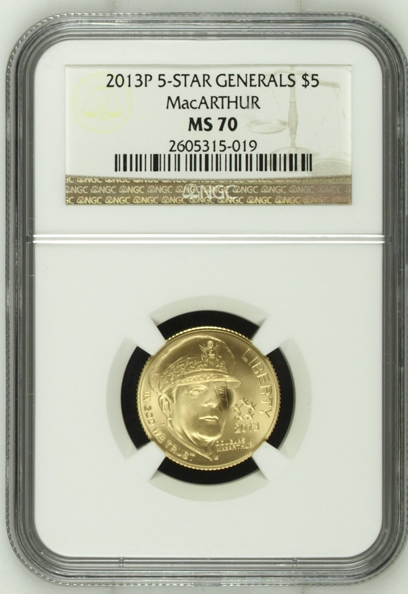 2013 P 5-STAR GENERALS $5 MS | Coin Explorer | NGC