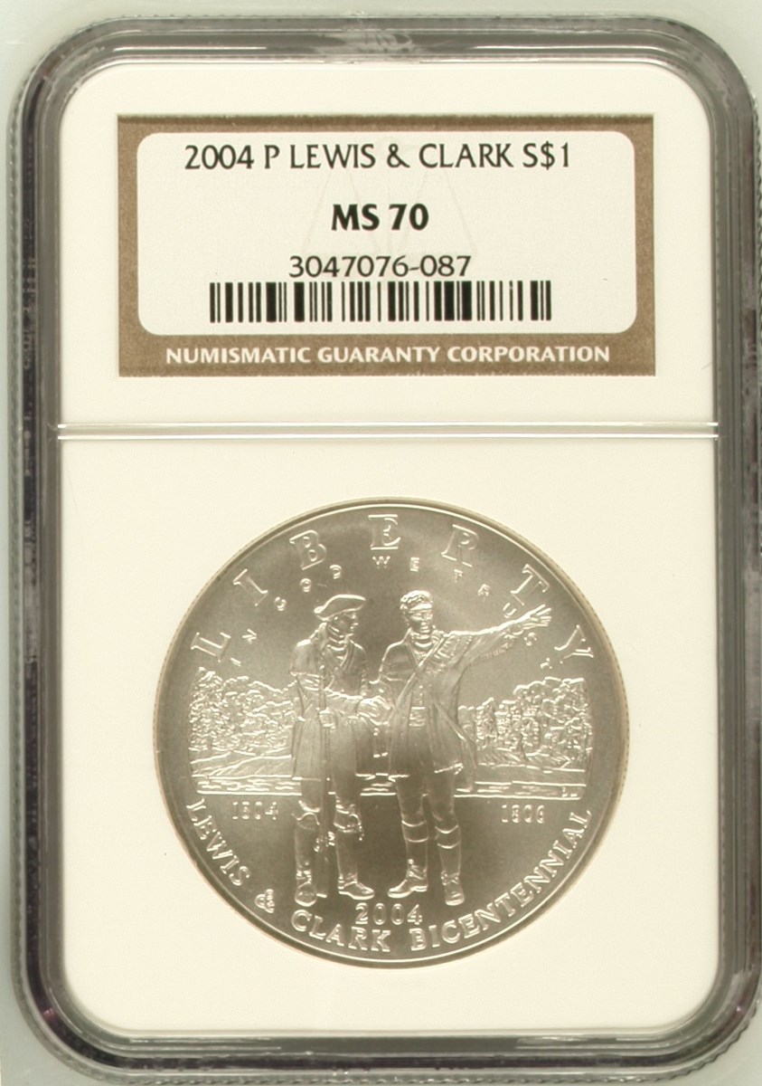 2004 P LEWIS & CLARK EXPEDITION S$1 MS | Coin Explorer | NGC
