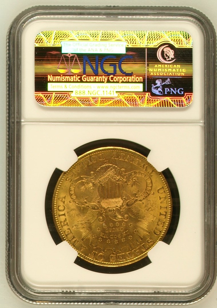 1906 D $20 MS | Coin Explorer | NGC