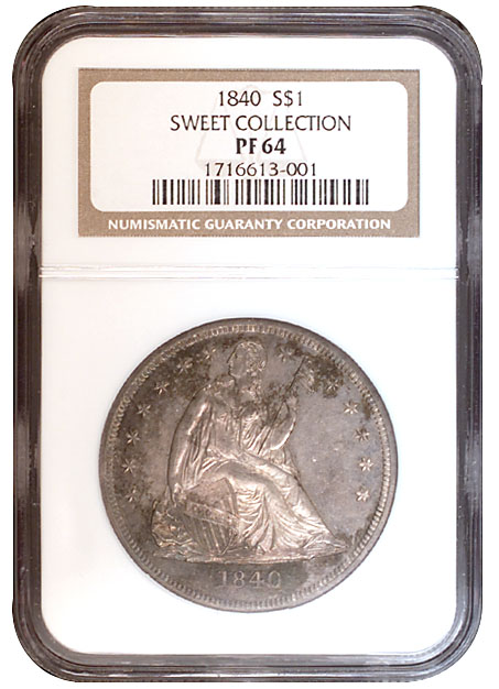1840 $1 PF | Coin Explorer | NGC