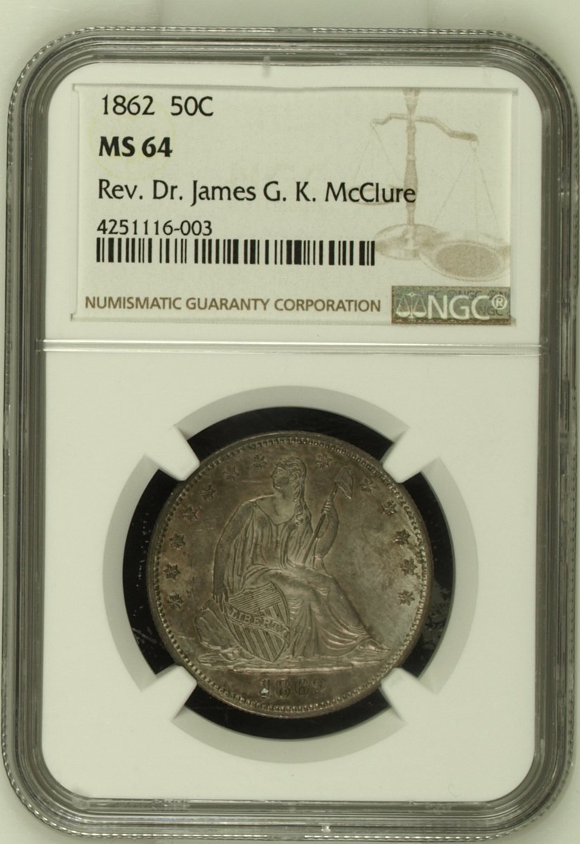 1862 50C MS | Coin Explorer | NGC