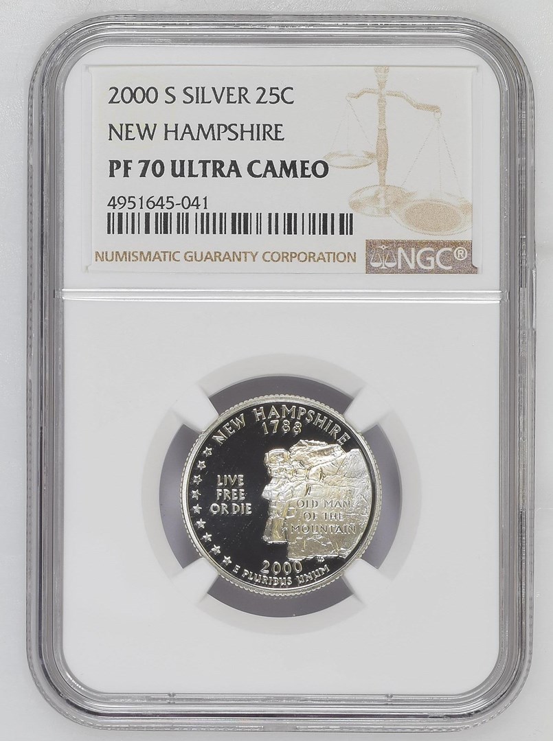 値下げ可 整備済完全動作品 National 旅カセ RX-2000 シルバー 2000-P 25c New Hampshire State Quarter SEVERE DIE WEAR DIE ERROR