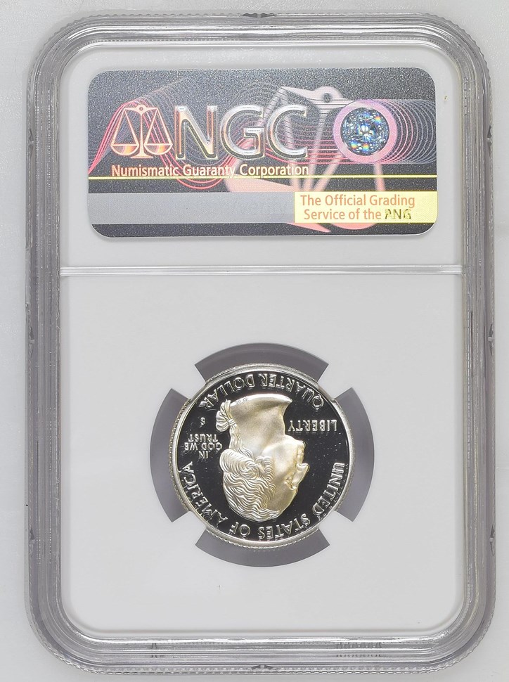2000 S SILVER NEW HAMPSHIRE 25C PF | Coin Explorer | NGC