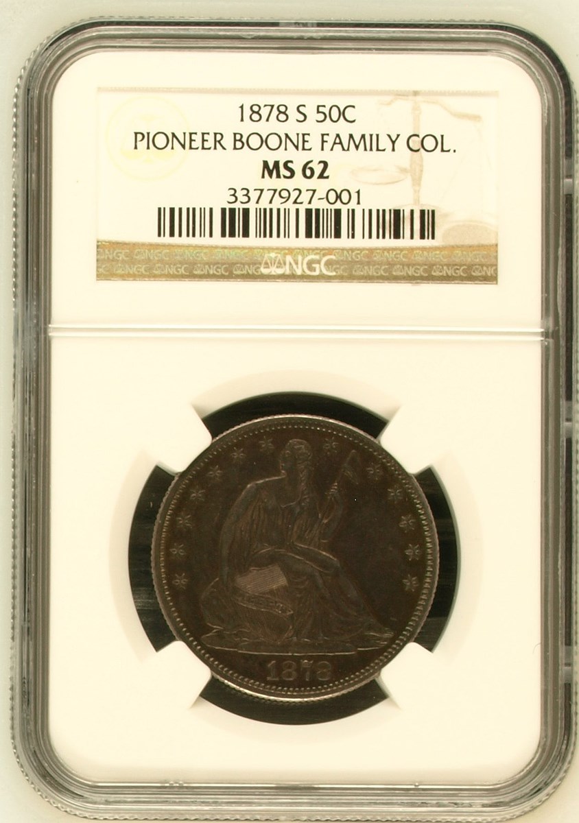 1878 S 50C MS | Coin Explorer | NGC
