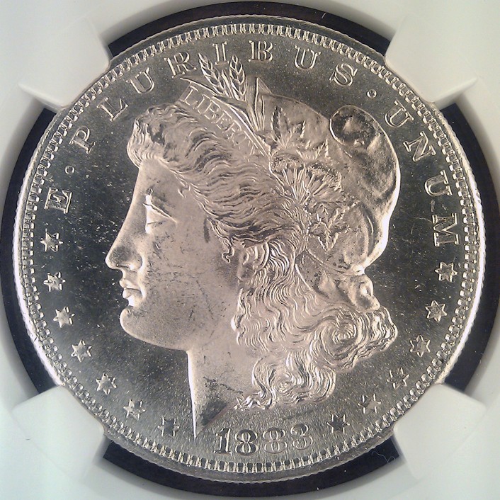 1883 S $1 MS | Coin Explorer | NGC