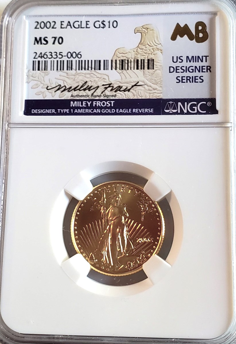 2002 EAGLE G$10 MS | Coin Explorer | NGC