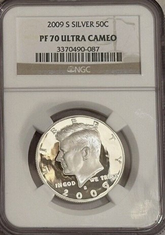 2009 S SILVER 50C PF | Coin Explorer | NGC