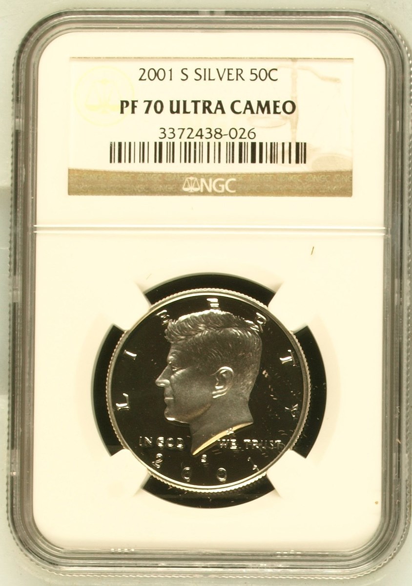 2001 S SILVER 50C PF | Coin Explorer | NGC