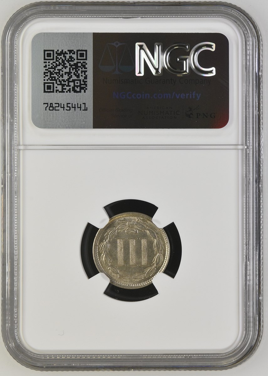 1867 3CN MS | Coin Explorer | NGC