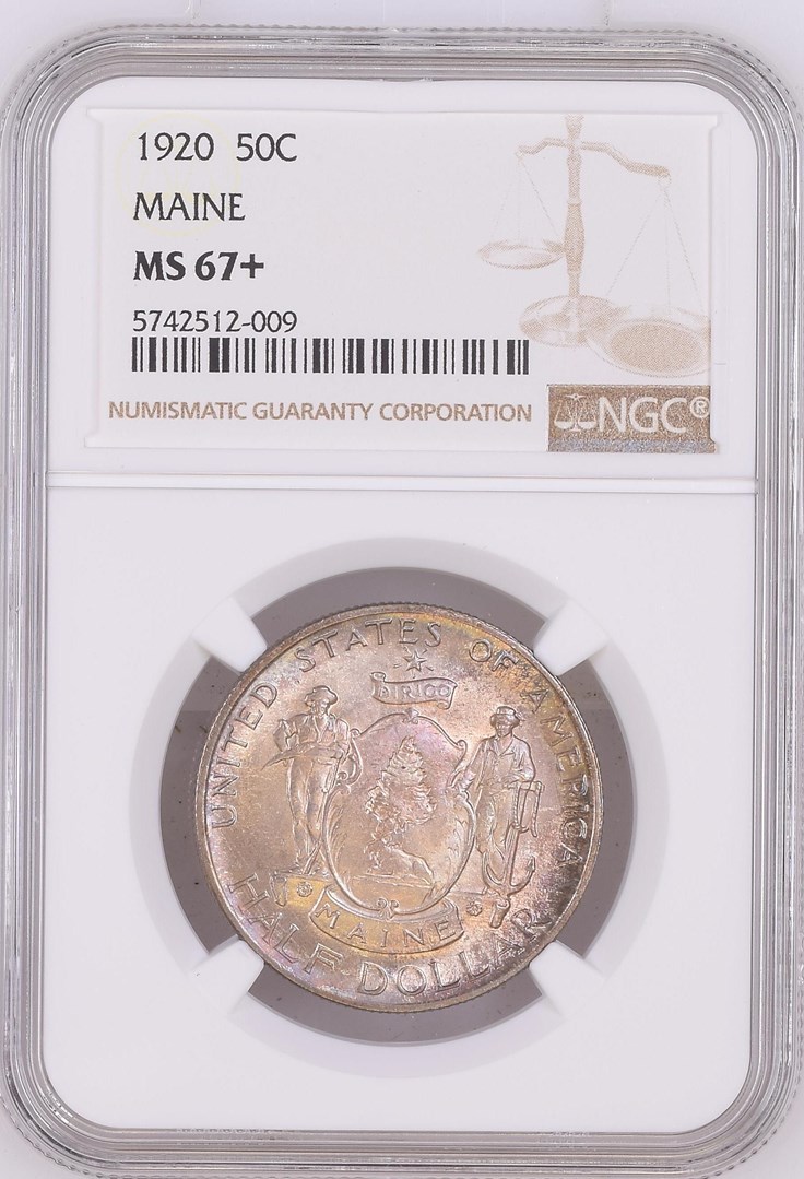 1920 MAINE 50C MS | Coin Explorer | NGC