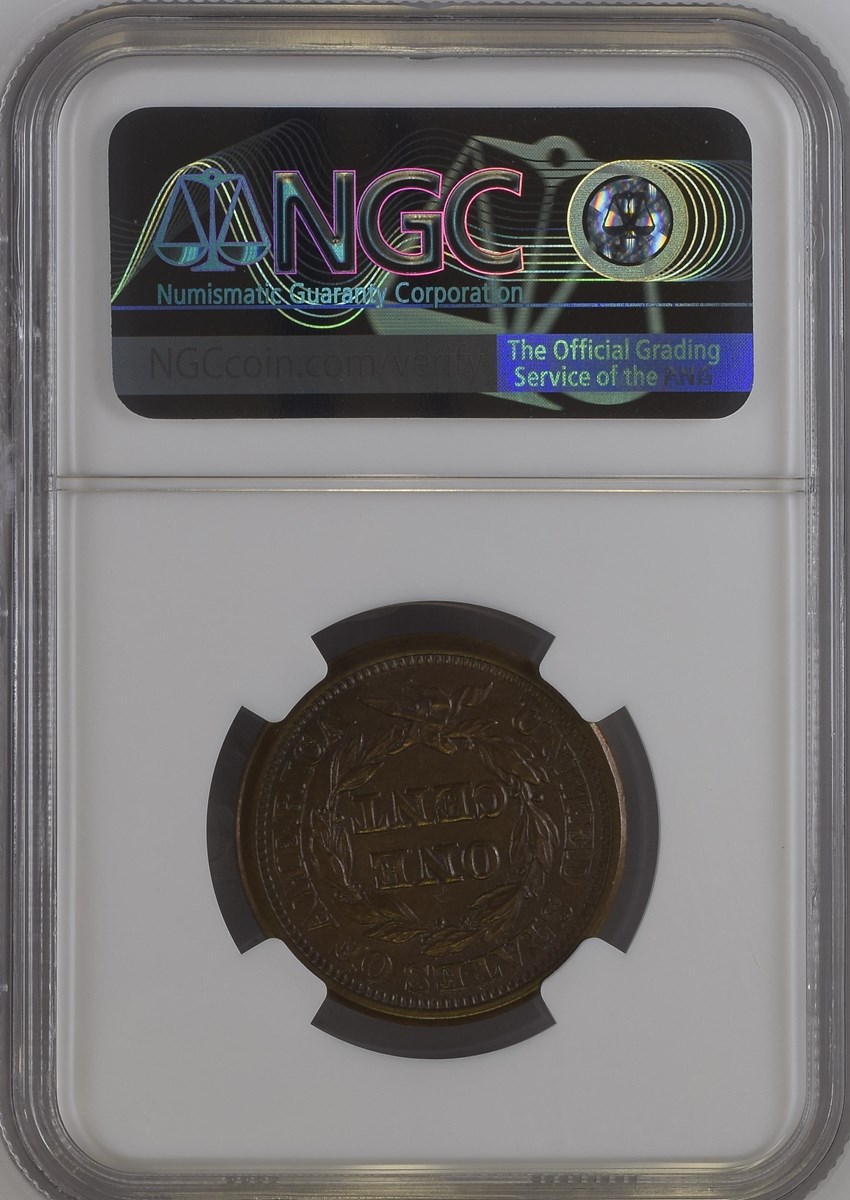1844 1C MS | Coin Explorer | NGC