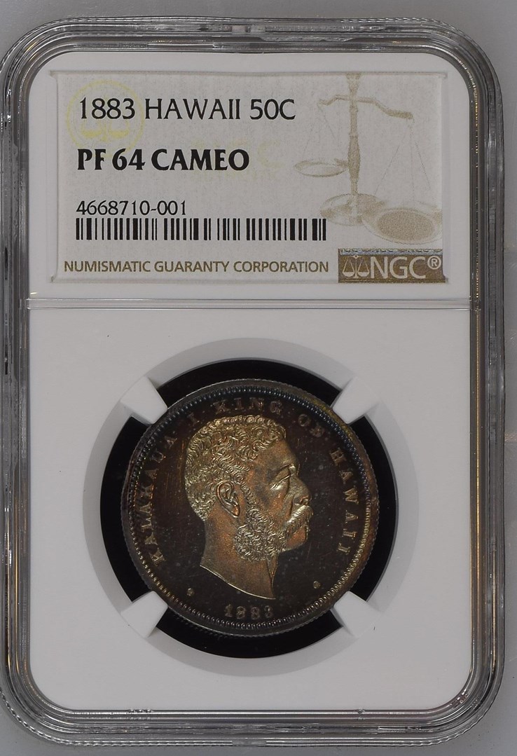 1883 HAWAII 50C PF | Coin Explorer | NGC