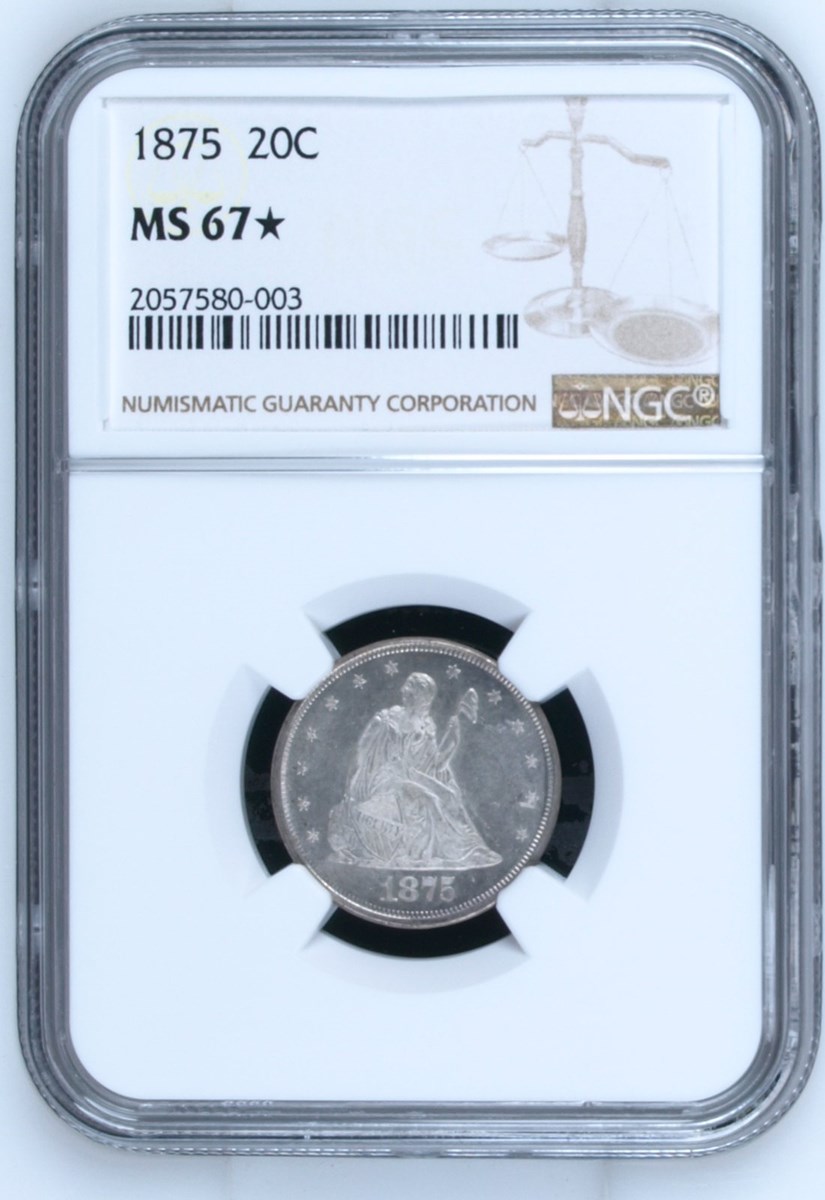 1875 20C MS | Coin Explorer | NGC