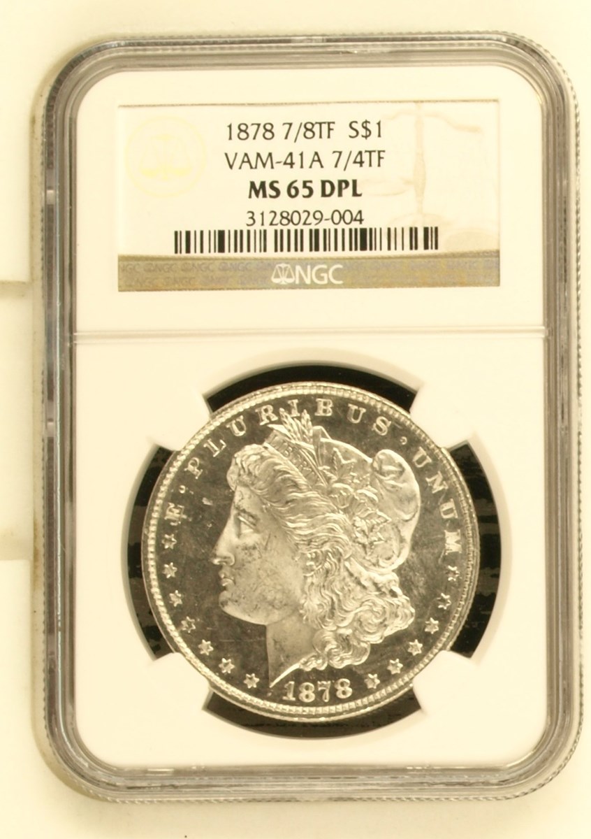 1878 7/8TF WEAK $1 MS | Coin Explorer | NGC