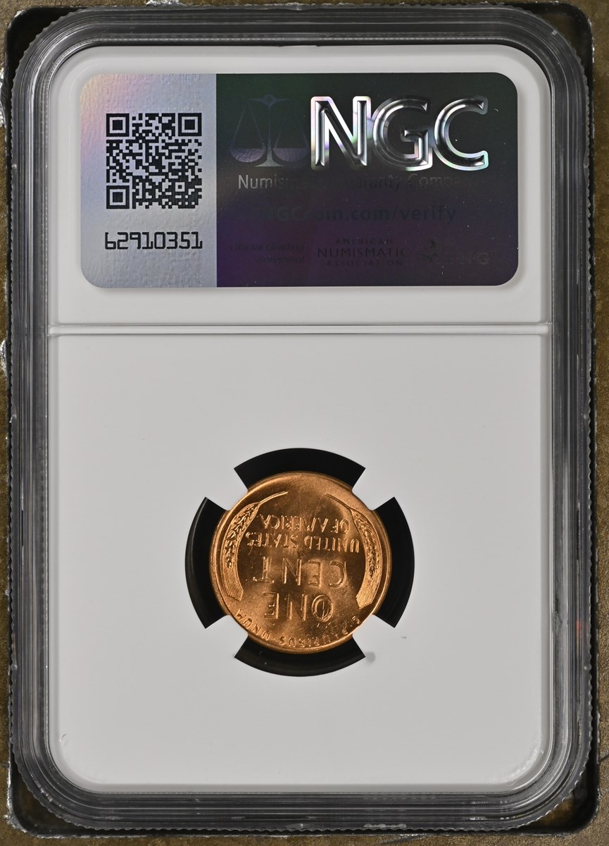 1958 D 1C MS | Coin Explorer | NGC