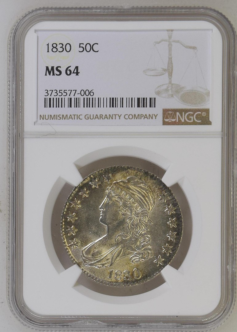 1830 50C MS | Coin Explorer | NGC