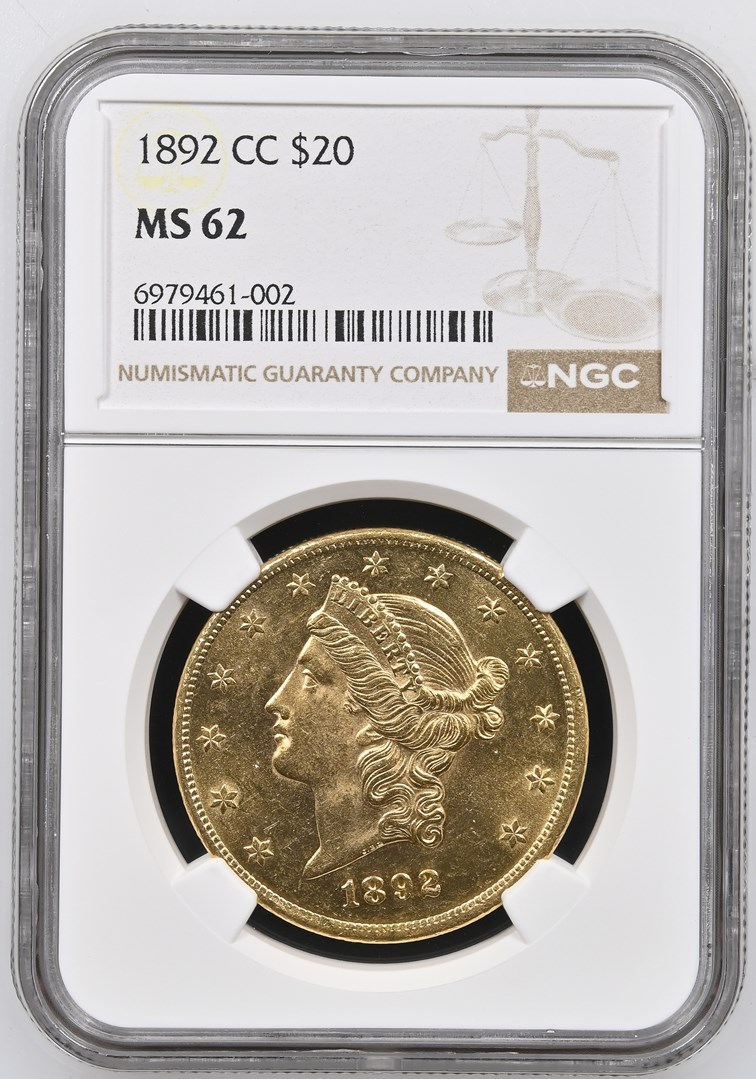 1892 CC $20 MS | Coin Explorer | NGC