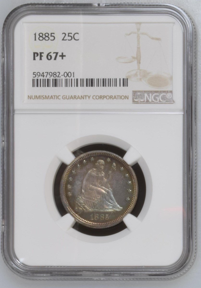 1885 25C PF | Coin Explorer | NGC