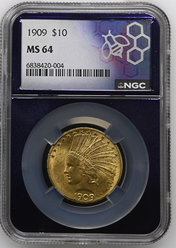 1909 $10 MS | Coin Explorer | NGC