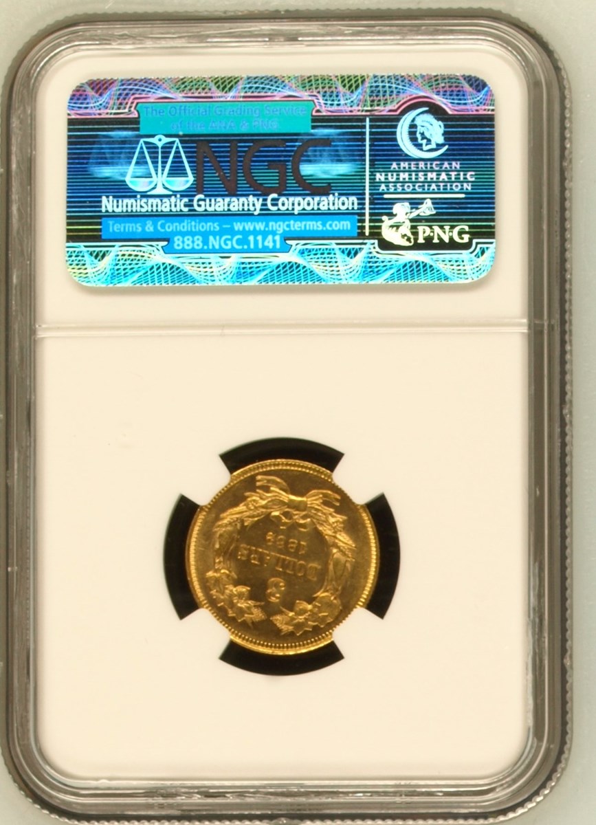 1862 $3 MS | Coin Explorer | NGC