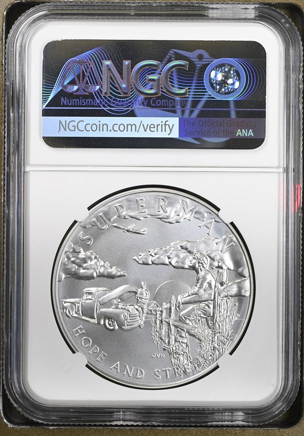 2025 1oz Silver Superman Medal MS | Coin Explorer | NGC