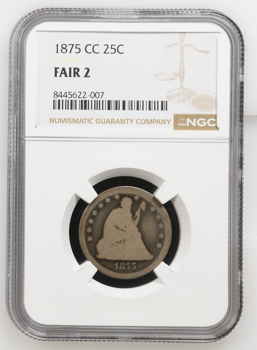 1875 CC 25C MS | Coin Explorer | NGC