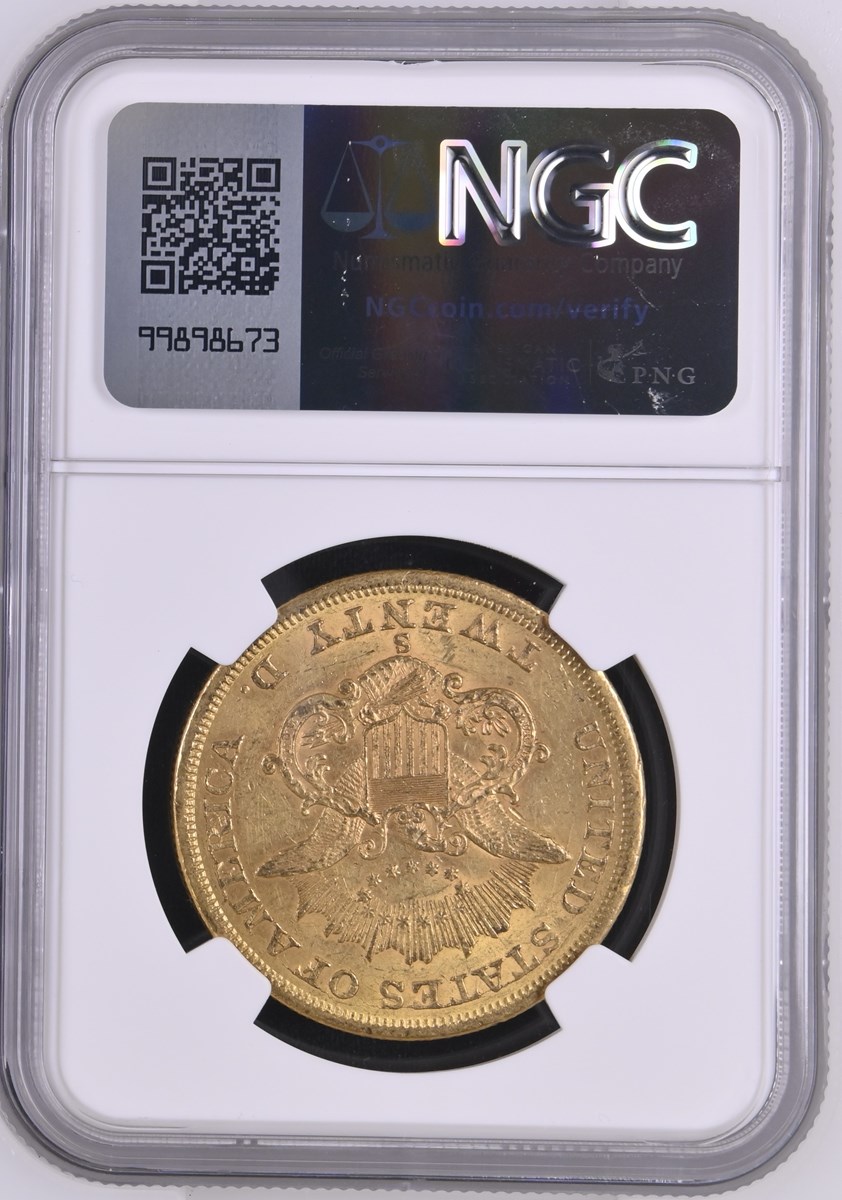 1861 S $20 MS | Coin Explorer | NGC