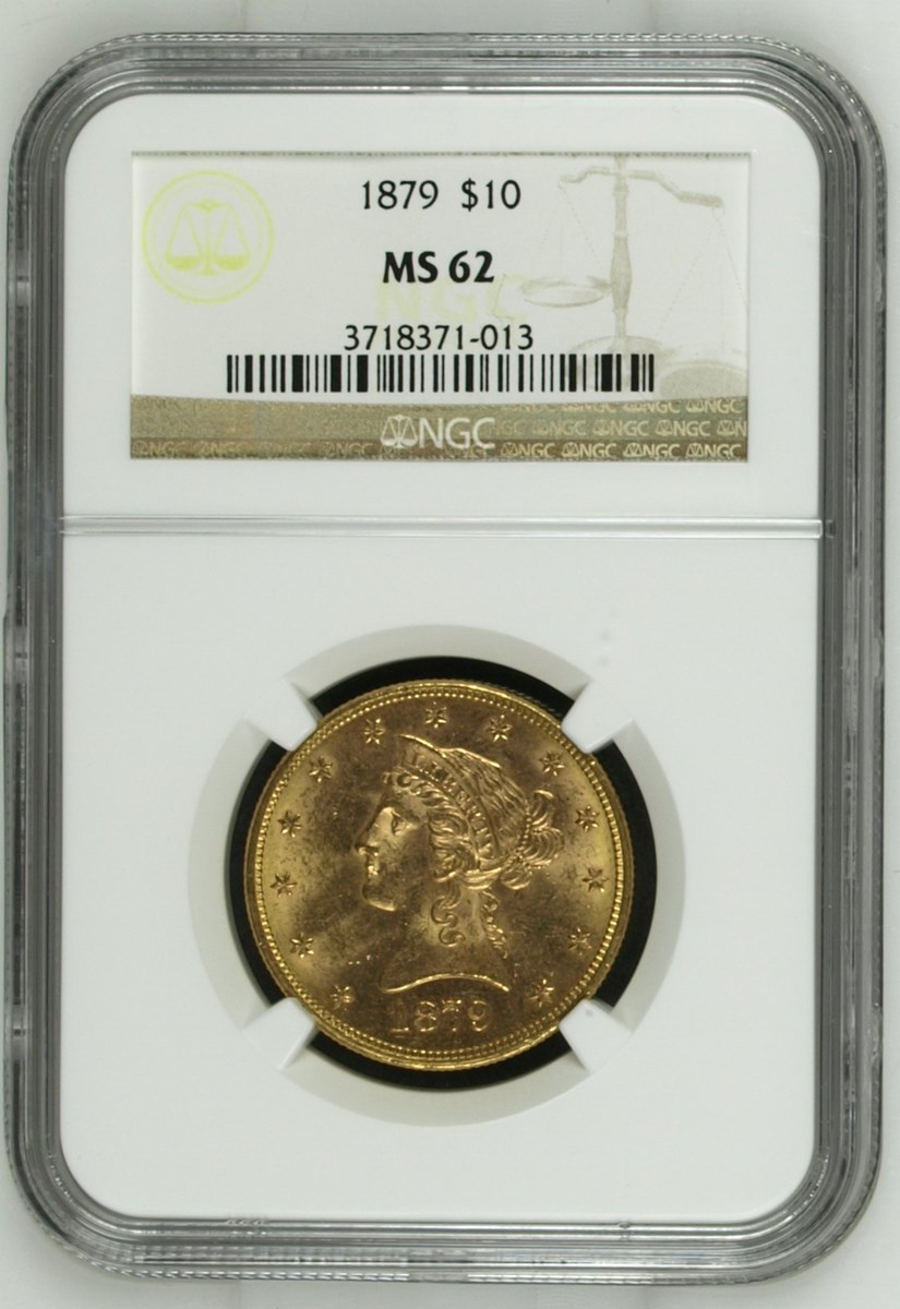 1879 $10 MS | Coin Explorer | NGC