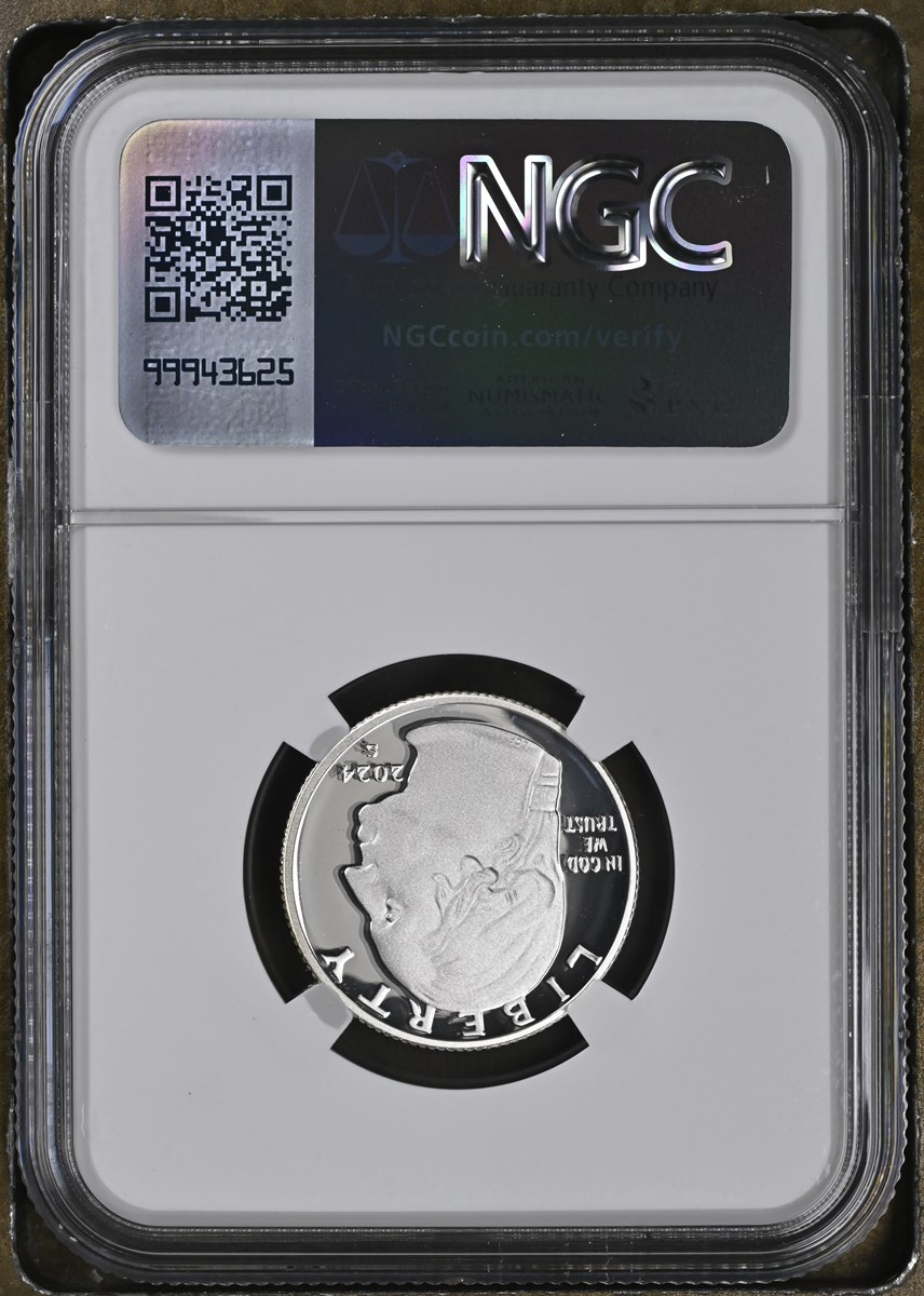 2024 S Silver Hon. Patsy Takemoto Mink 25C PF | Coin Explorer | NGC