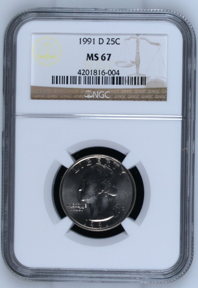 1991 D 25C MS | Coin Explorer | NGC