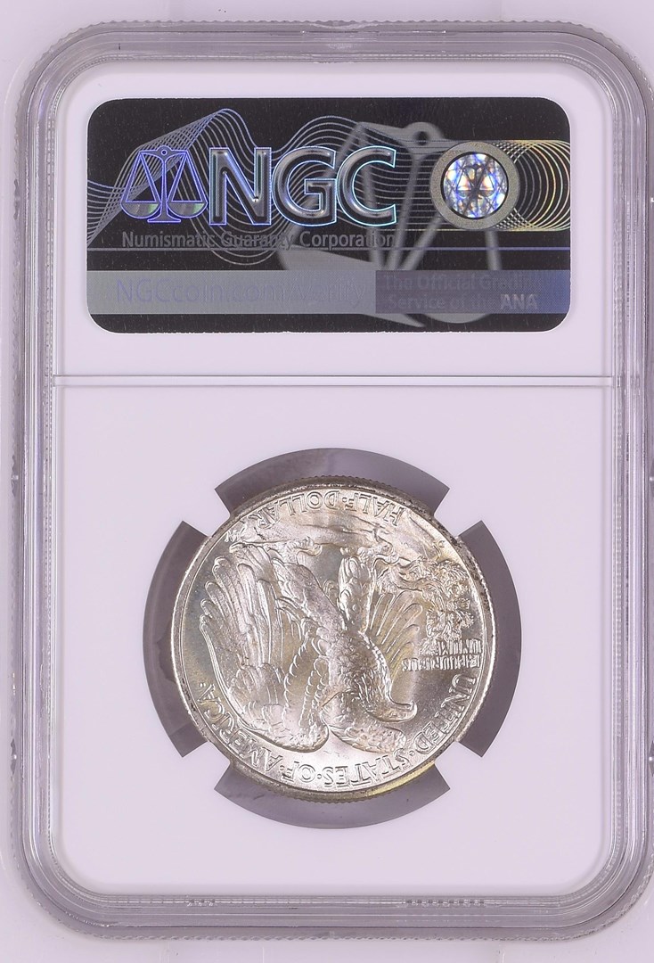 1945 D 50C MS | Coin Explorer | NGC