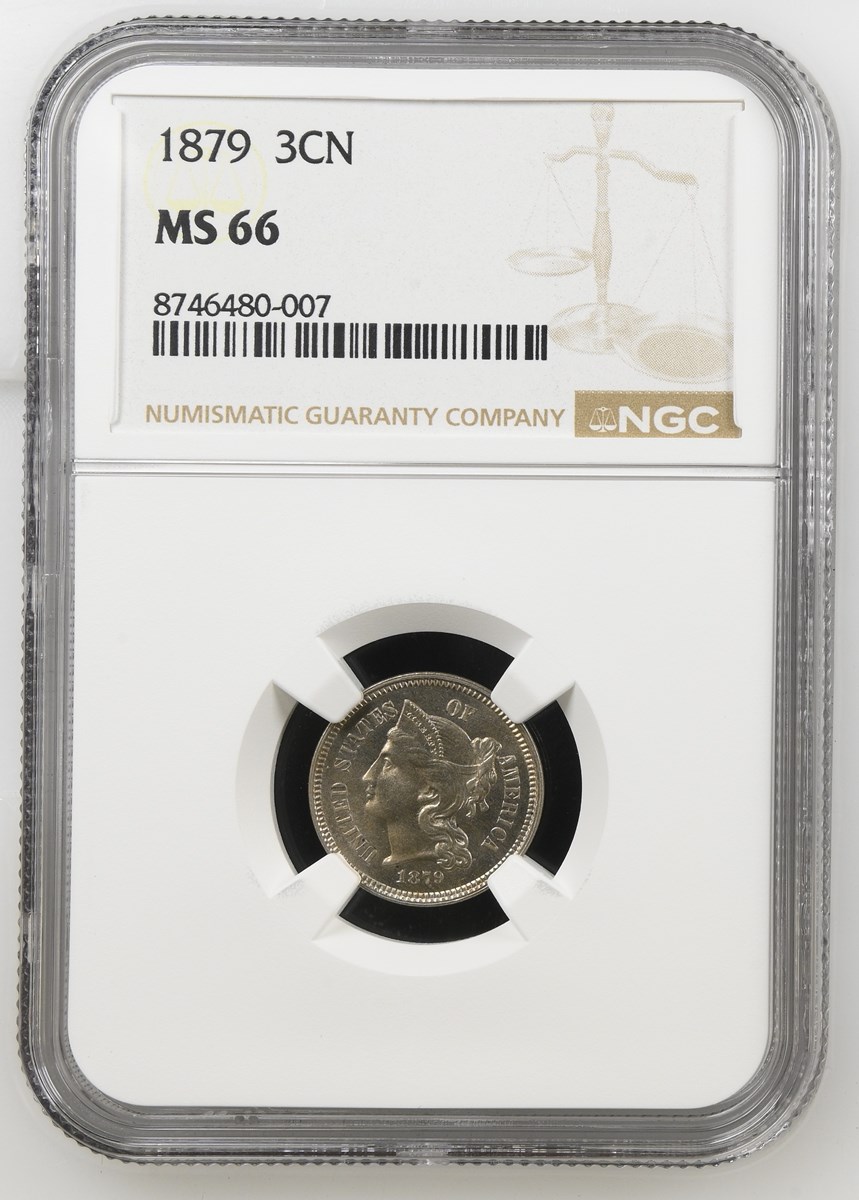 1879 3CN MS | Coin Explorer | NGC