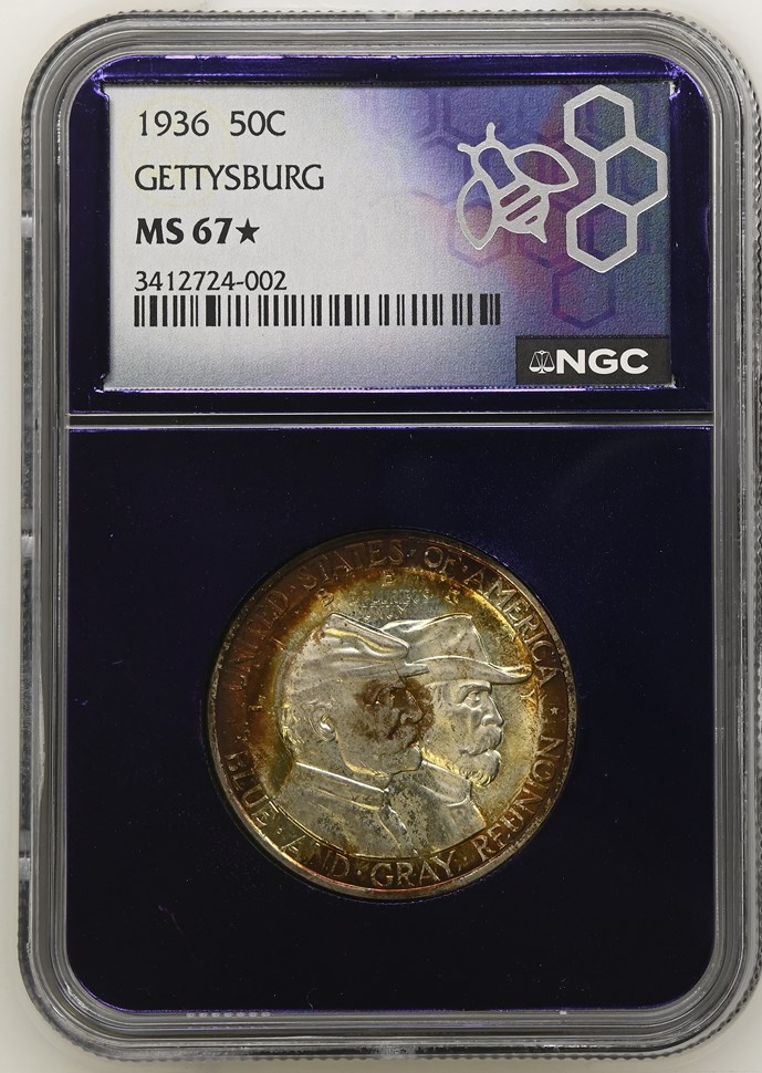 1936 GETTYSBURG 50C MS | Coin Explorer | NGC
