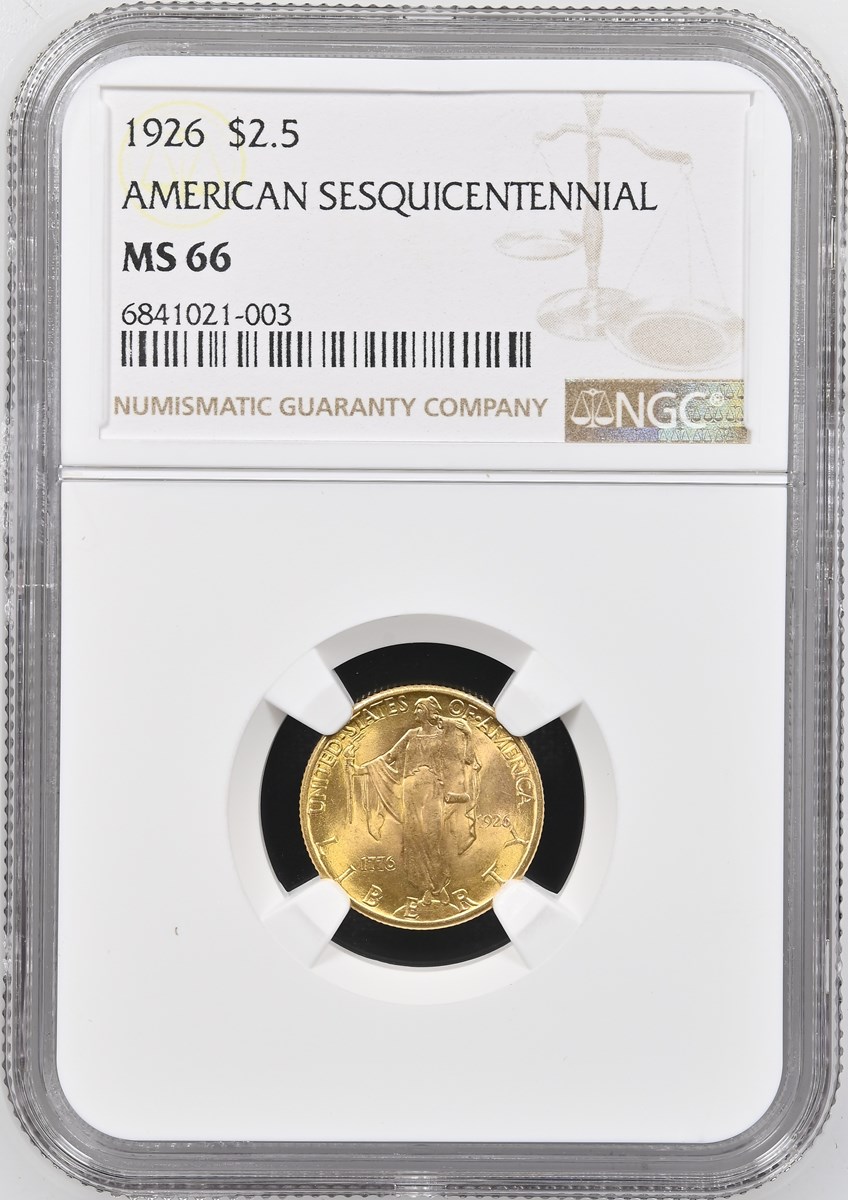 1926 AMERICAN SESQUICENTENNIAL $2.5 MS | Coin Explorer | NGC