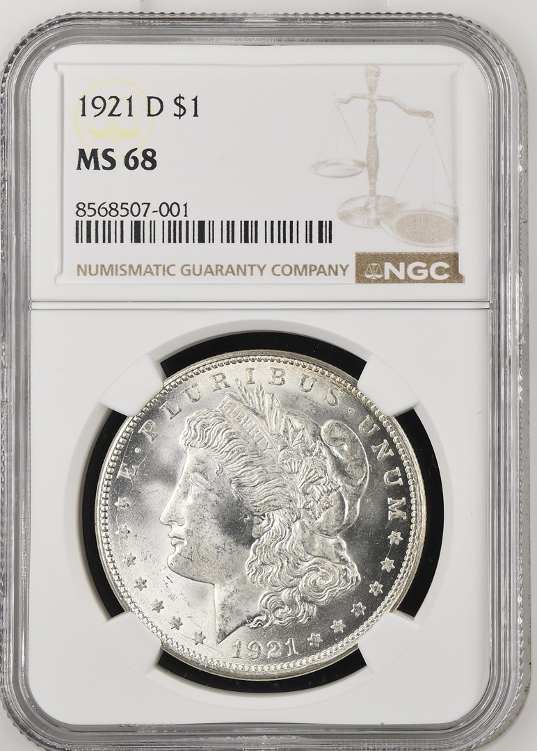 【２点セット】NGC MS66RD 2025P&D シールド ビジネスストライク 1921 D $1 MS | Coin Explorer | NGC