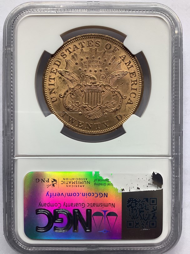 1873 CLOSED 3 $20 MS | Coin Explorer | NGC