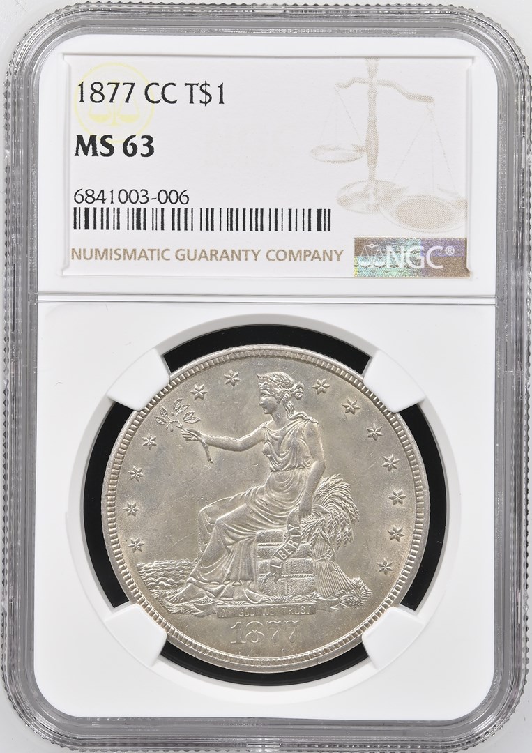 1877 CC T$1 MS | Coin Explorer | NGC