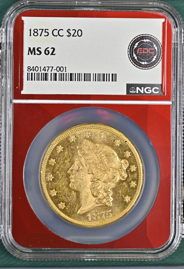 1875 CC $20 MS | Coin Explorer | NGC