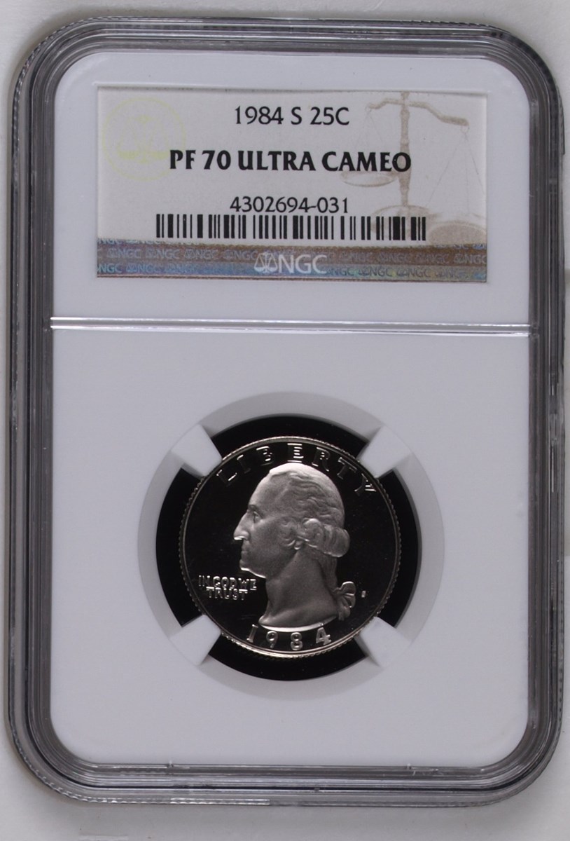 NGC PF69☆2010 アメリカ 25セント 銀貨 SV900 GC 1984 S 25C PF | Coin Explorer | NGC