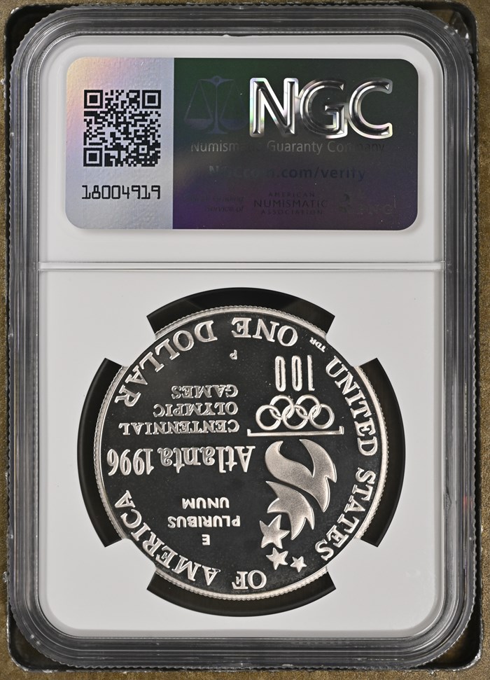 1996 P OLYMPICS - ROWING S$1 PF | Coin Explorer | NGC