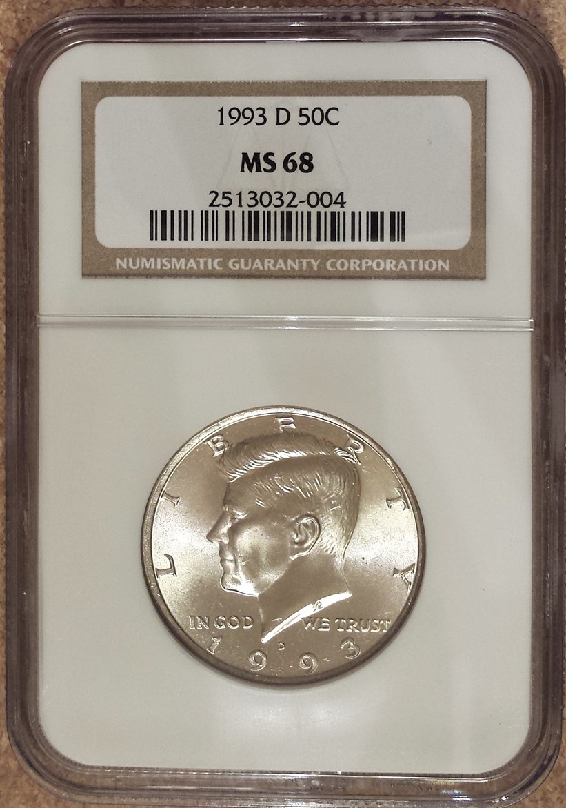 1993 D 50C MS | Coin Explorer | NGC
