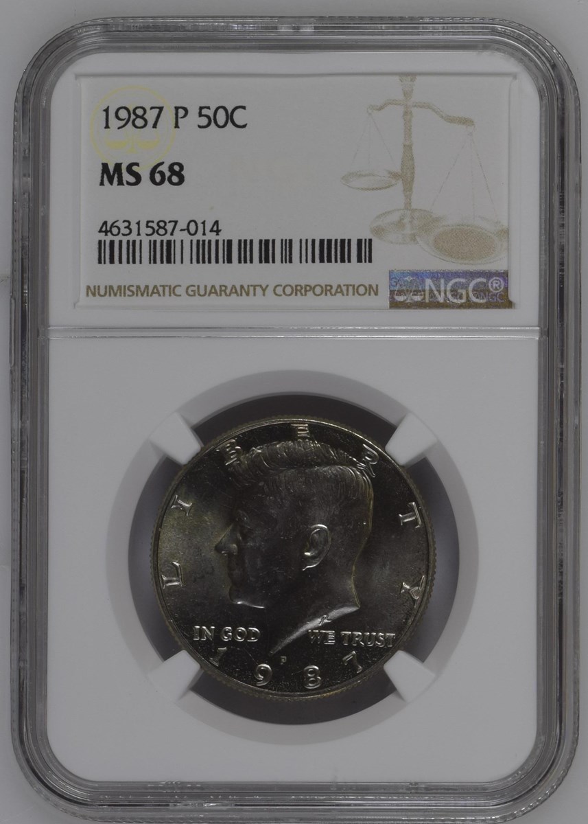 1987 P 50C MS | Coin Explorer | NGC
