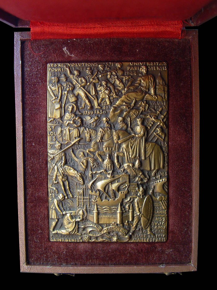 France, ARTHUS BERTRAND Bz PLAQUE French Revolution 1700's to