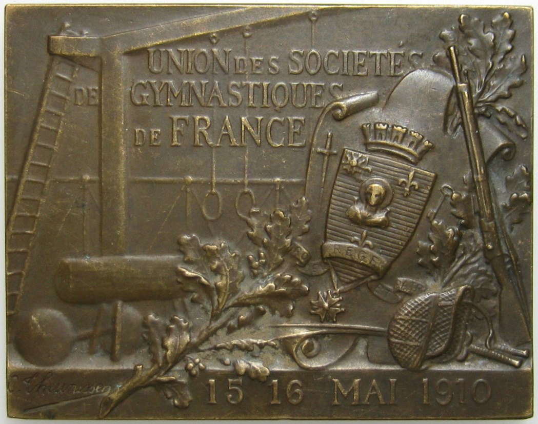 France Medal Société Mixte de Gymnastique et de Tir de Chateauroux