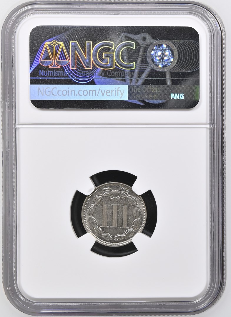 1875 3CN MS | Coin Explorer | NGC